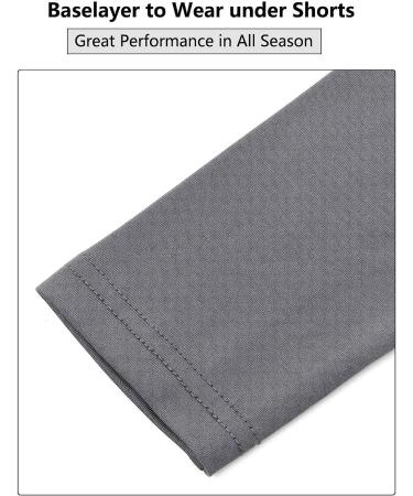 PRIESSEI Boys Compression Leggings Youth Sports Tights - Gray 7-8 - Buy Online on GoSupps.com