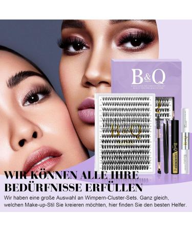 Premium Lash Extension Set B & Q - 280 PCs 0.07C Mix Eyelash Extensions for Beginners Complete Kit with Glue & Remover - Buy Online on GoSupps.com