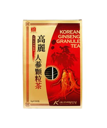 HEALTH TEA Korea Food Korean Ginseng Granule Tea 3g X 100T