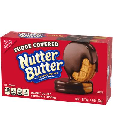 Nutter Butter Fudge Covered Peanut Butter Sandwich Cookies 7.9 oz - Delicious Treat for Peanut Butter Lovers - Buy Online on GoSupps.com