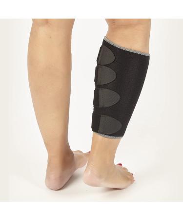 Calf Brace | Premium Compression Sleeve for Men & Women | Pain Relief & Support for Shin Splints, Lower Leg Pain & Calf Muscle Tears | Neoprene Adjustable Wrap for Runners - Buy Online on GoSupps.com