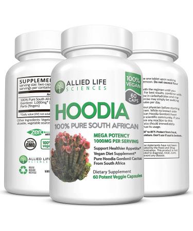 Allied Life Hoodia Gordonii Vegan Appetite Suppressant - 60 Capsules - Buy Online on GoSupps.com