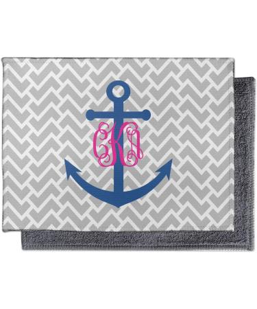 Personalized Monogram Anchor Microfiber Screen Cleaner | YouCustomizeIt - International Shipping Available - Buy Online on GoSupps.com
