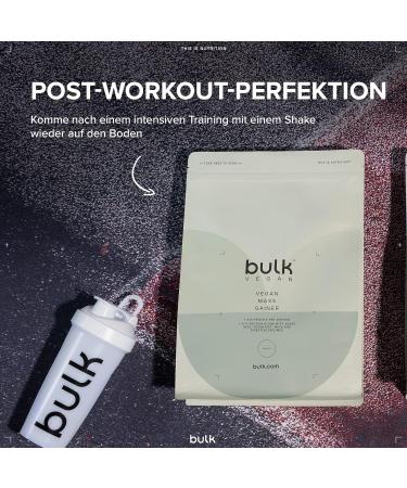 Bulk Vegan Mass Gainer Protein Powder - Strawberry 2.5kg | Vegan Protein Supplement - Buy Online on GoSupps.com