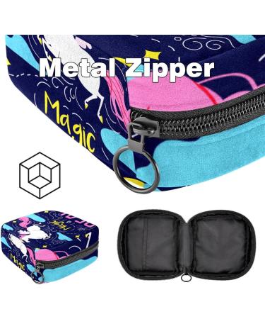 Buy Unicorn Storage Bags for Women | Portable Menstrual Pad Holders Bandage & Tampon Organizers - Perfect for School & Office - Buy Online on GoSupps.com