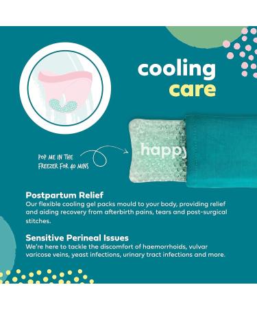 Postpartum Hot And Cold Packs Ice Pads Pain Relief For Perineal Conditions Vaginal Recovery Haemorrhoids And Heat Pads For Breast Pain 2 Reusable Flexible Cooling Gel Pads 4 Soft Washable Sleeves - Buy Online on GoSupps.com