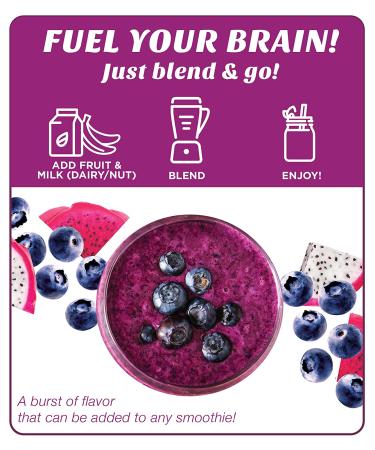 Organic Dragonfruit & Blueberry Superfruit Booster Mix - 4oz Resealable Bag | Essential Living Foods - Buy Online on GoSupps.com