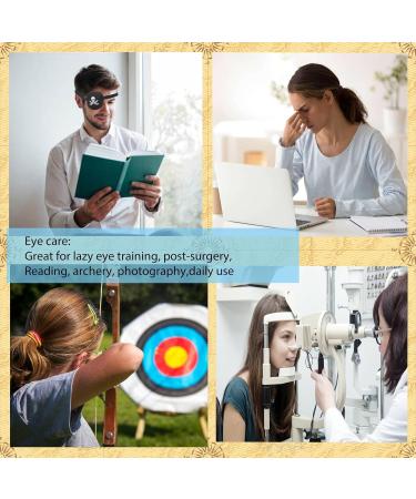 2 Pcs Pirate Eye Patch - 3D Black Eye Patches for Adults & Kids | Adjustable Medical Eye Patch for Lazy Eye | Skull & Crossbone Costume Accessory - Buy Online on GoSupps.com