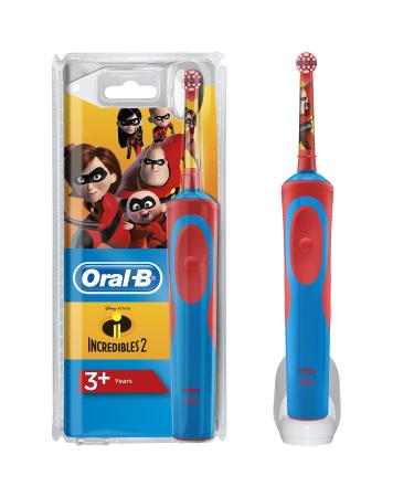 Oral-B Kids Electric Toothbrush with shatter-proof characters Red / Blue 1 piece (1 pack)