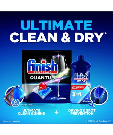 Finish Jet-Dry Rinse Aid 23 fl oz - Dishwasher Rinse & Drying Agent - Buy Online on GoSupps.com
