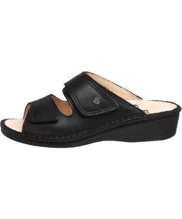 Buy Finn Comfort Women's Jamaika Sandal 5-5.5 Black Nappa International Shipping Available - Buy Online on GoSupps.com