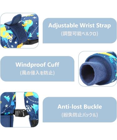 Azarxis Kids Winter Warm Gloves - Grey, 9-13 Years - Windproof Thermal Gloves for Boys & Girls - Buy Online on GoSupps.com