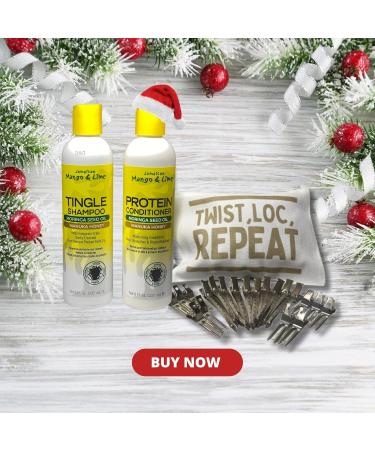 Dreadlock Shampoo & Conditioner Set Bundle:3 Items with Jamaican Mango & Lime Hydrating 8oz Set with UniBeauties Retwist Kit Loc Accessories | Dreadlock & Natural Hair Care for Men & Women - Buy Online on GoSupps.com