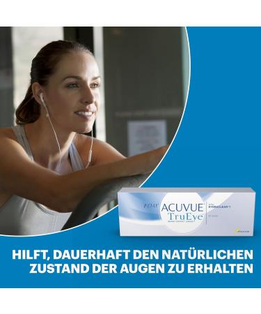Acuvue 1-Day TruEye Daily Contact Lenses -12 dpt BC 8.5 UV Protection 30 Lenses - Comfortable & Convenient International Shipping - Buy Online on GoSupps.com