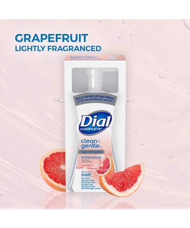 Dial Complete Clean + Gentle Antibacterial Foaming Hand Wash 7.5 fl oz Pack - White Grapefruit - 8 Count - Buy Online on GoSupps.com