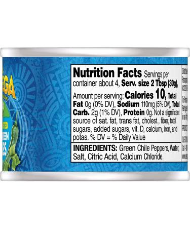 Ortega Fire Roasted Diced Green Chiles Mild 4 oz (Pack of 12) - Buy Online on GoSupps.com