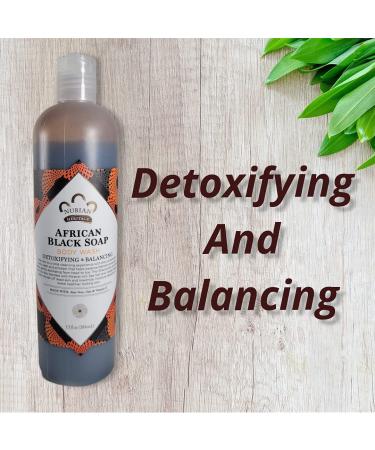 Nubian Heritage African Black Soap Body Wash with Tea Tree Oil, Oats & Aloe - 13 Fl Oz (Pack of 2) - Buy Online on GoSupps.com
