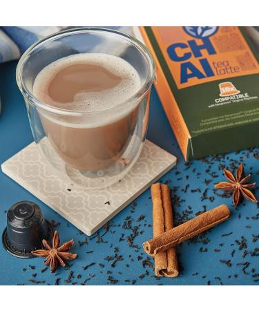 Tealyte 50 Compatible Nespresso Tea Capsules | Tasting Package of 5 Varieties - Chai Green Black Fruit & Peppermint Tea | International Shipping - Buy Online on GoSupps.com