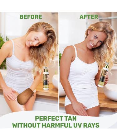 Organic Self Tanner for Flawless Dark Skin | Thermalabs Dark Fake Tan | Self Tanning Lotion for Face & Body - 4.7 oz - Buy Online on GoSupps.com
