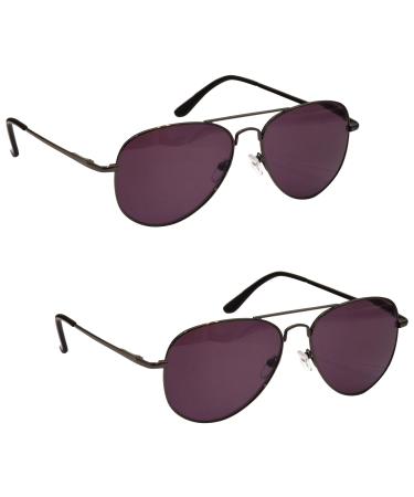 The reading glasses are gun metal gray solar readers value 2 Pack UV400 men women SS8-7 +3.50 +3.50 dioptries Gunmetalgrau 2er-Pack