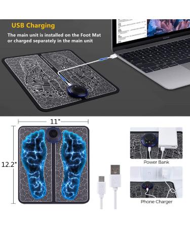 LXHL Circulation Foot Massager with Remote Control - Portable and Durable Foot Massage Mat for Home Use - Buy Online on GoSupps.com