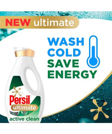 Persil Ultimate Active Clean Laundry Washing Liquid Detergent fights odours and stains for 14 days of freshness 4x 1.404 L (208 washes) - Buy Online on GoSupps.com