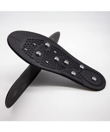 Magnetic Therapy Insoles | Breathable Massage & Reflexology for Foot Pain Relief | Improve Blood Circulation & Plantar Fasciitis Support | Foot Health Care - Size S 25.5cm (US Women 4-8) - Buy Online on GoSupps.com