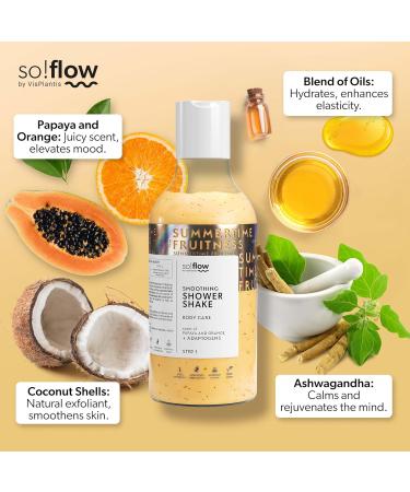 So!Flow Smoothing Shake - Soft Refreshed Skin with Papaya & Orange | Rich in Betaine & Jojoba - International Shipping - Buy Online on GoSupps.com