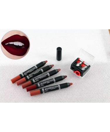  Makki Rosy Brown Makki Extreme Matte Lip Pencil with intense long-lasting velvet finish containing oil-absorbing molecules rice starch and cyclic volatiles fragrance-free - Buy Online on GoSupps.com