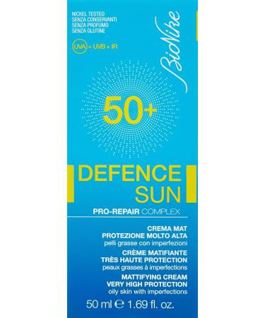 defence sun 50+ - oily skin with imperfections sun cream 50 ml - Buy Online on GoSupps.com