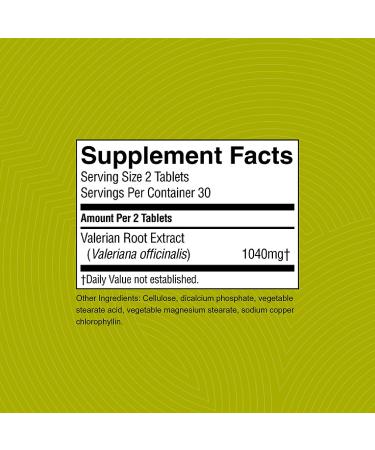 Nature's Sunshine Valerian Root Extract Time Release 60 Capsules - Natural Sleep Aid - Buy Online on GoSupps.com