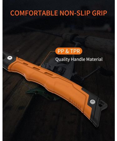 Skyfox Fishing Folding Filleting Knife - G4416 German Stainless Steel Non-Stick Blade & Sharpener - Perfect for Fishing & Hunting - Buy Online on GoSupps.com