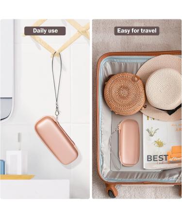 ProCase Hard Travel Case for Women's Electric Shaver - EVA Protective Case for Panasonic ES2207P/ES2291D, Philips SatinShave, Charger Storage - Rose Gold - Buy Online on GoSupps.com