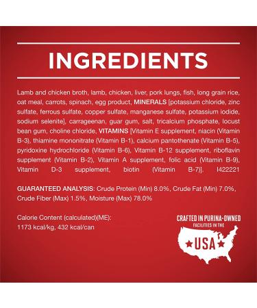Purina ONE SmartBlend Natural Lamb & Rice Puppy Wet Food - 12 Pack (13 oz. Cans) - Buy Online on GoSupps.com
