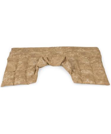 Linseed Pillows for Neck & Shoulder Relief | Warming Flax Seed Pillows in Batik Gold - Buy Online on GoSupps.com