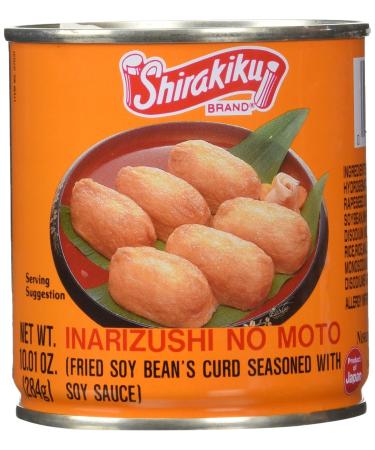 Shirakiku Inarizushi No Moto (Seasoned Fried Bean Curd) 10oz (Pack of 1) 10 Ounce (Pack of 1)