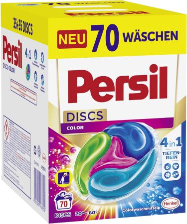 Buy Persil 4in1 DISCS Color Laundry Detergent 70 Loads (1.75 kg) - Effective & International Shipping - Buy Online on GoSupps.com