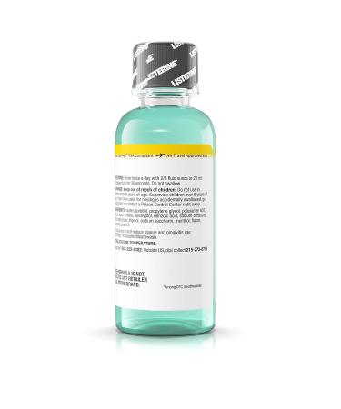 Listerine Zero Cavity Mouthwash Clean Mint 3.2oz (Pack of 24) - Antiseptic Oral Care - Buy Online on GoSupps.com