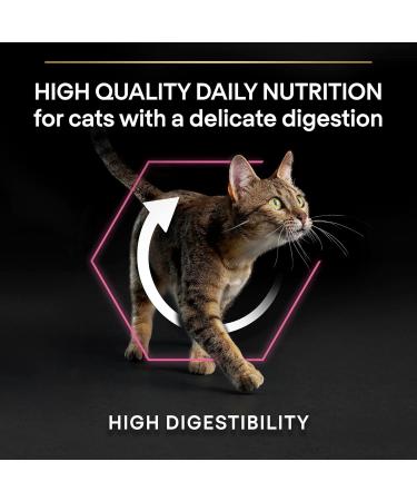 PRO PLAN Adult 1+ DELICATE DIGESTION Rich in Turkey Dry Cat Food 3kg - Buy Online on GoSupps.com