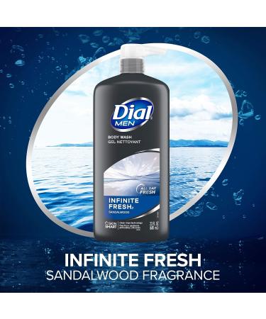 Dial Men Body Wash Infinite Fresh - 69 fl oz (3-23 fl oz Bottles) - Buy Online on GoSupps.com