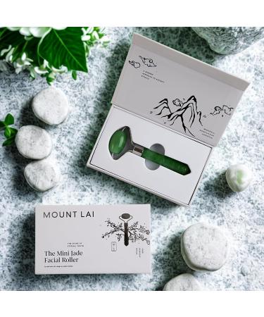 Mount Lai Mini Jade Face Roller - Authentic Jade Roller for Tension Relief Puffiness & Radiant Skin Relaxing Face Massager for All Skin Types Mini Roller Jade - Buy Online on GoSupps.com