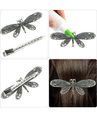 30pcs 3.5 Duck Bill Hair Clips for Styling, Sectioning, & Coloring - Silver Metal Hairdressing Clips for Salon-Quality Results - Buy Online on GoSupps.com