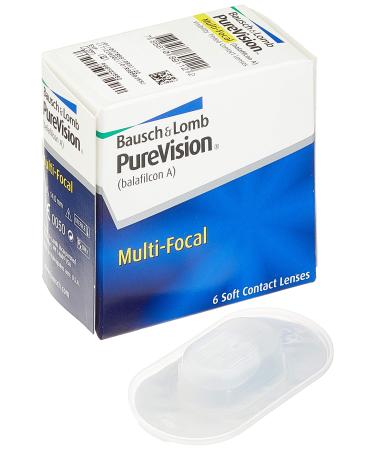 Bausch + Lomb PUREVISION Multifocal monthly lenses progress contact lenses soft 6 pieces BC 8.6 mm / dia 14 / 4.5 Dioptria / Add Low