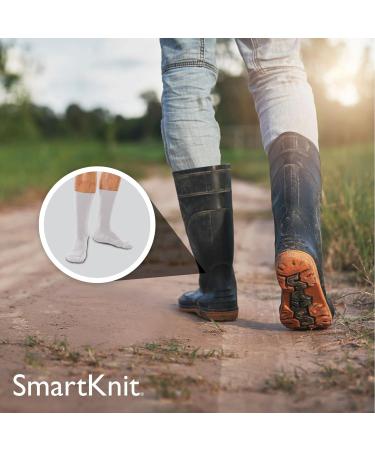 SmartKnit Seamless Boot Socks for Hiking & Work Comfort Fit Grey | International Shipping - Buy Online on GoSupps.com