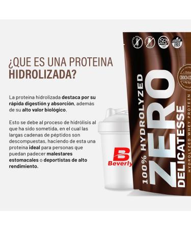 Beverly ZERO DELICATESSE | Hydrolyzed Whey Protein 80% | 1kg | Chocolate Cookies | Free Shaker for 1 Month - Buy Online on GoSupps.com