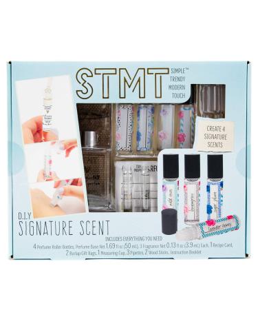 STMT DIY Signature Scent Art & Craft Kit by Horizon Group USA  Mix & Make 4 Signature Perfume Scents - Vanilla Bean  Lavender Flower & Cool Coconut
