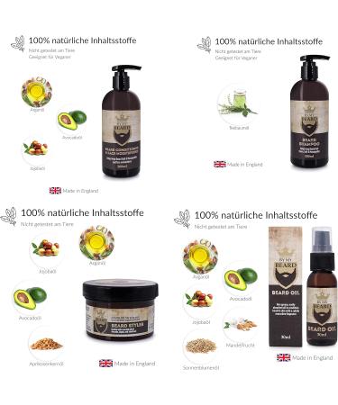 Ultimate Bart Care Set for Men | Beard Growth Kit with Oil Balm & Shampoo - 300ml - Buy Online on GoSupps.com