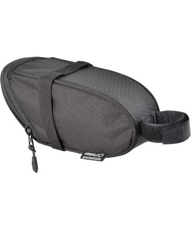 AGU Performance DWR Saddlebag - 0.7L Water-Repellent Bicycle Bag in Black | Reflective & Eco-Friendly 100% Recycled Polyester - Buy Online on GoSupps.com