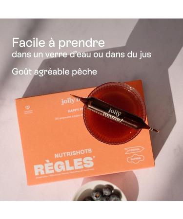 Happy Periods Periods and Postpartum 20 Ampoules 10 ml Organic Saffron Ginger and Fennel Supplement Relieves PMS Pain Positive Mood and Digestive Comfort Breastfeeding Compatible Jolly Mama - Buy Online on GoSupps.com