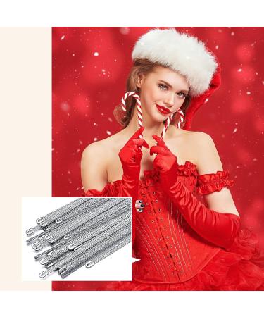 48pc 1/4x13.7 Spiral Steel Metal Boning Precut with Tips for Corsets Costume Set - Buy Online on GoSupps.com